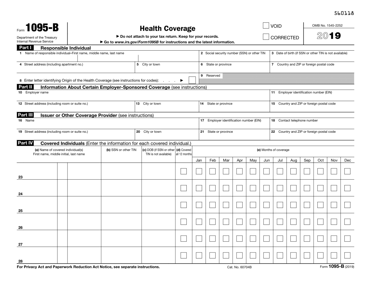 insurance tax health form credit