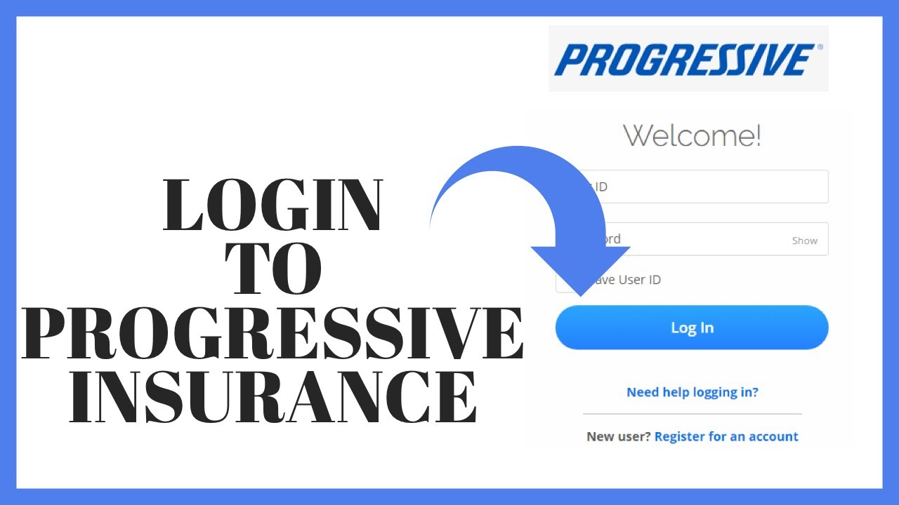 progressive insurance login