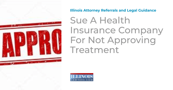 How to sue health insurance company