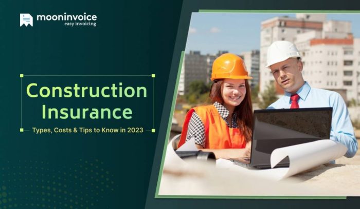 What insurance does a construction company need