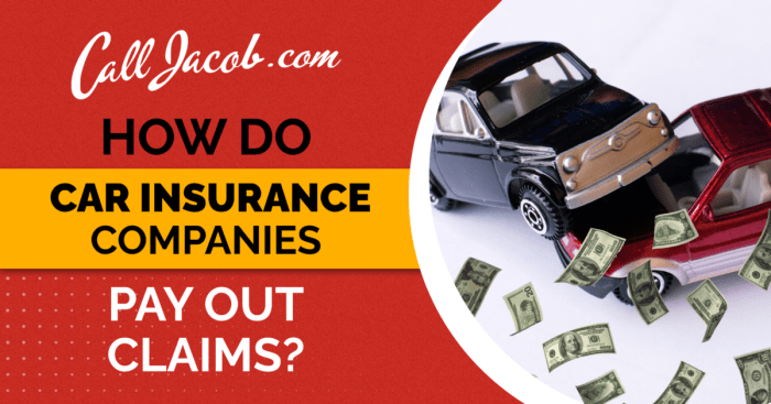 How do car insurance companies pay out claims