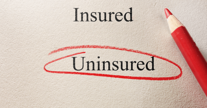 Can insurance company sue uninsured driver