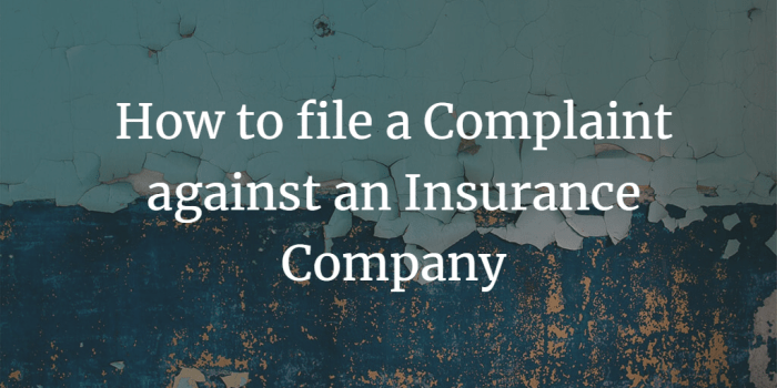 How to file a complaint against a car insurance company