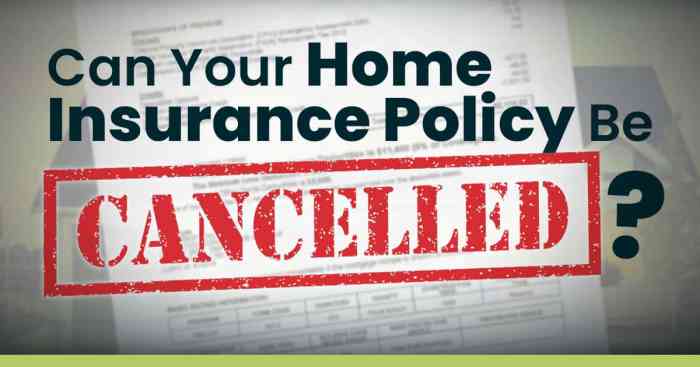 Can home insurance company drop you