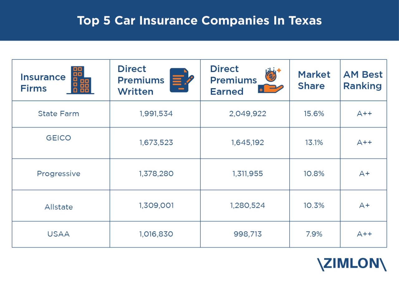 Texas car insurance company