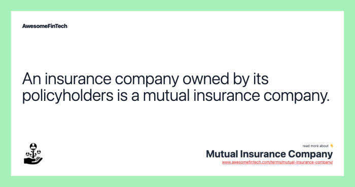 A mutual insurance company